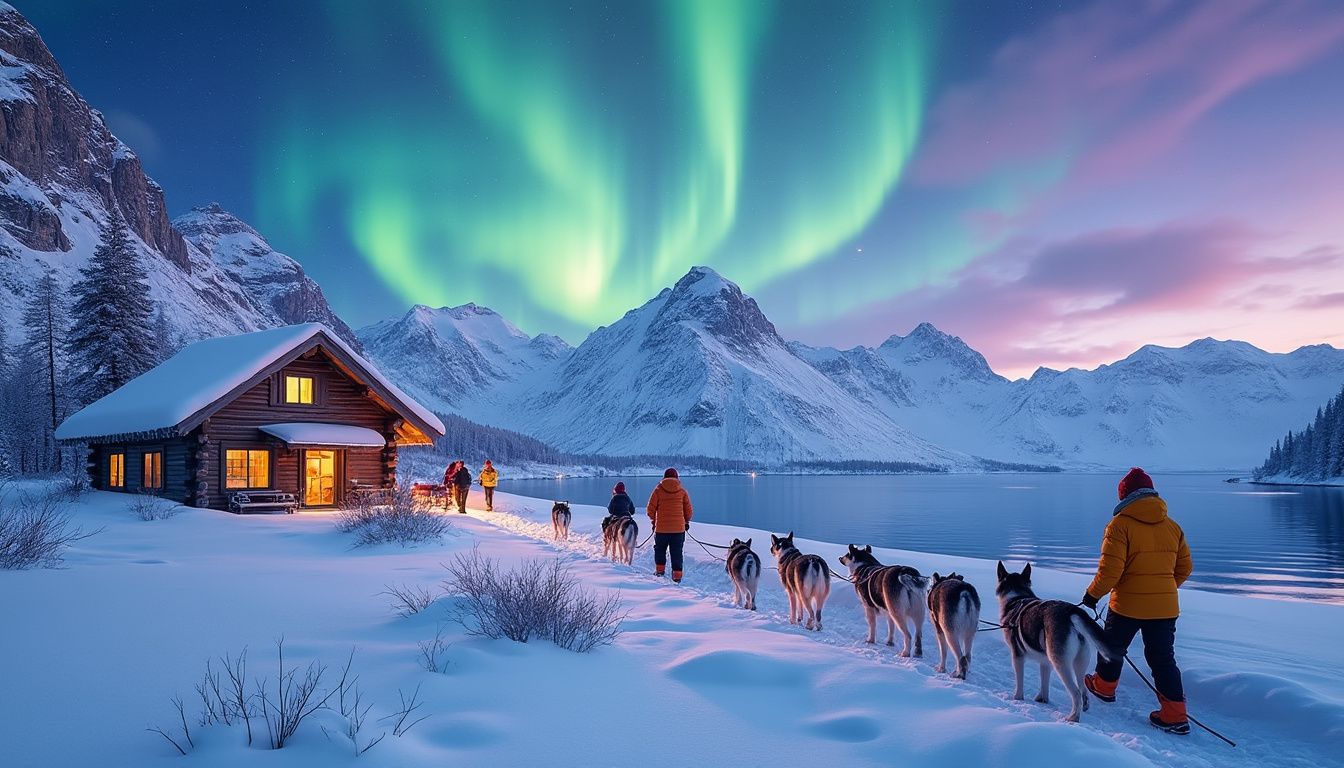 découvrez les paysages féériques de la norvège du nord avec notre itinéraire de 8 jours pour des aventures hivernales inoubliables. entre aurores boréales, safaris en motoneige et rencontres avec la faune locale, plongez au cœur de l'hiver scandinave. préparez-vous à vivre une expérience unique en pleine nature!