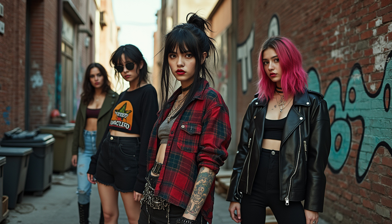 découvrez l'authenticité du grunge à travers l'esthétique des filles grunge, un style audacieux qui redéfinit la mode et l'identité. plongez dans l'univers rebelle et libre des icônes grunge, où chaque look raconte une histoire unique et personnelle.
