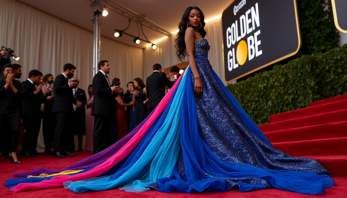 découvrez le look audacieux d'ayo edebiri lors des golden globes, qui met en avant une tendance montante pour 2025. analyse des styles et des influences qui façonnent la mode de demain.