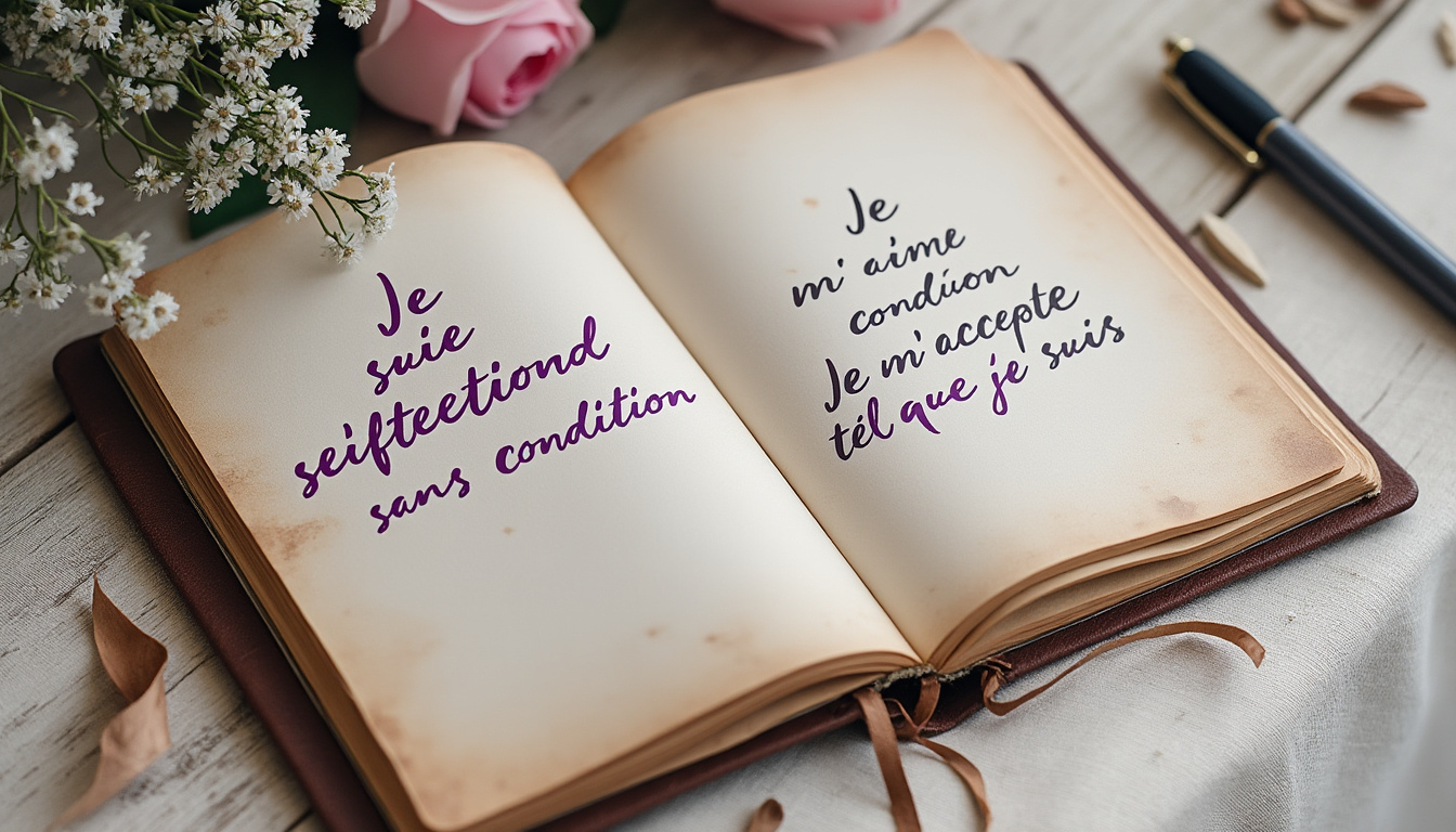 découvrez des affirmations puissantes et des invites de journal pour nourrir votre amour de soi. transformez votre mentalité, renforcez votre confiance et embrassez votre authenticité au quotidien grâce à ces pratiques inspirantes.