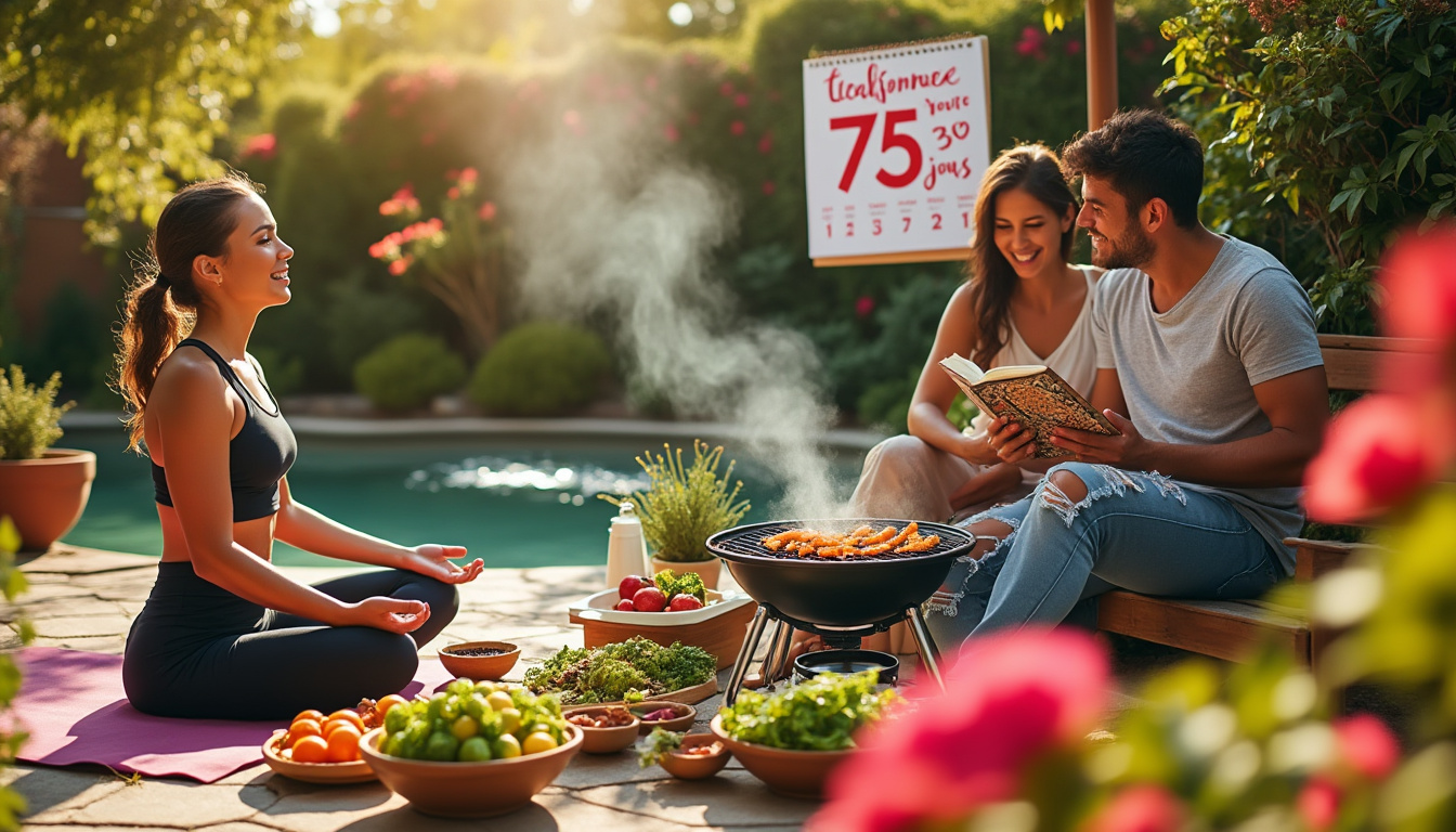 découvrez le défi 75 plus chaud, un programme motivant conçu pour transformer votre vie en seulement 75 jours. apprenez l'importance du bien-être et du prendre soin de soi à travers des défis quotidiens. rejoignez-nous pour un voyage vers une meilleure version de vous-même, alliant santé physique, mentale et émotionnelle.