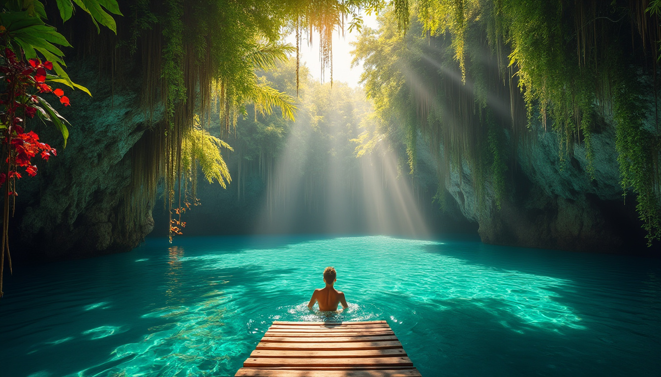 découvrez le cenote le plus époustouflant du yucatán au mexique ! plongez dans un paradis aquatique, explorez des paysages à couper le souffle et vivez une expérience inoubliable au cœur de la nature. préparez-vous à être émerveillé par la beauté sauvage et l'authenticité de ce lieu magique.
