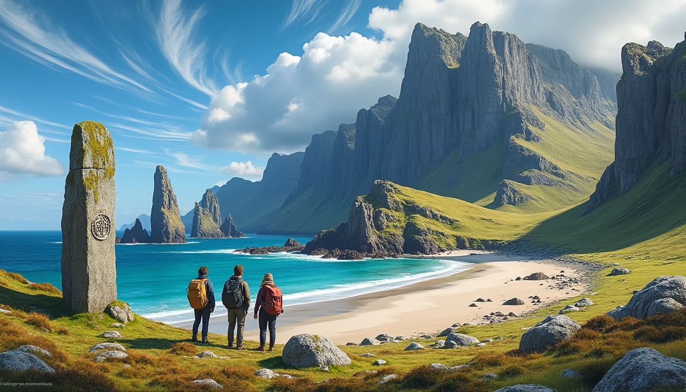 partez pour une aventure inoubliable en écosse en découvrant les îles d'harris et lewis aux hébrides extérieures. explorez des paysages spectaculaires, des plages sauvages et la riche culture locale. idéal pour les amateurs de nature et d'histoire, ce voyage vous plongera dans la beauté authentique de l'écosse.