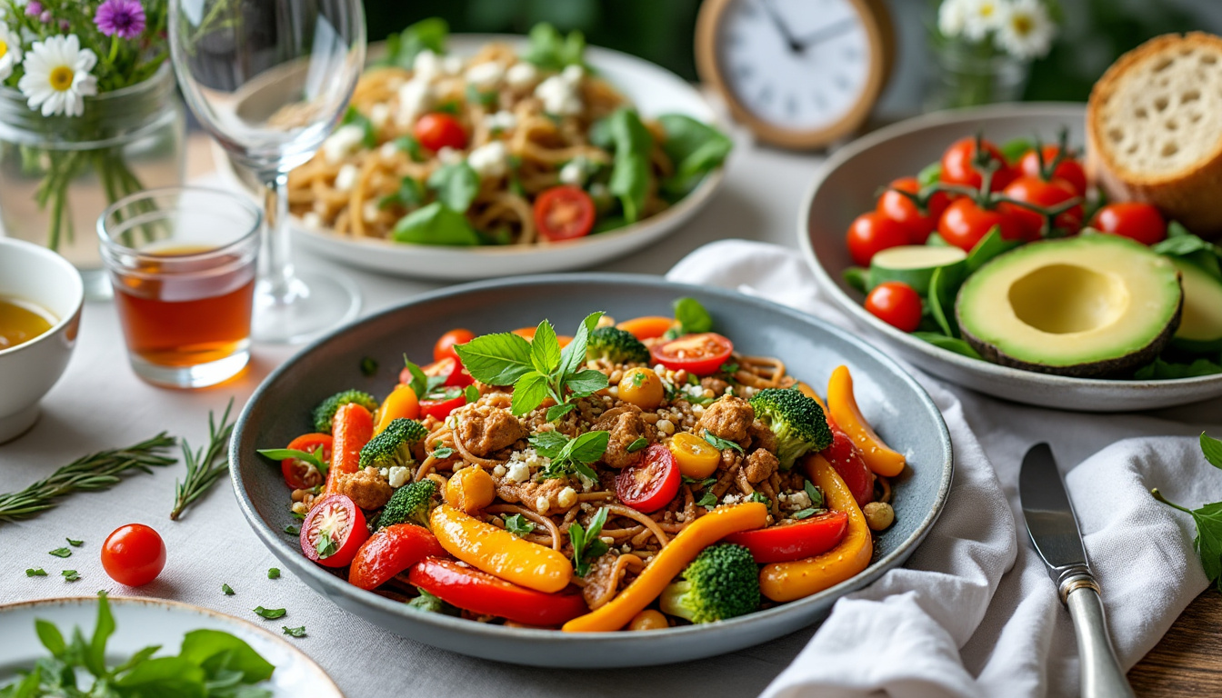 découvrez des recettes de dîner rapides et savoureuses, idéales pour vos soirées chargées. préparez des plats délicieux en seulement 30 minutes et savourez des repas faits maison sans stress. parfait pour les familles pressées !