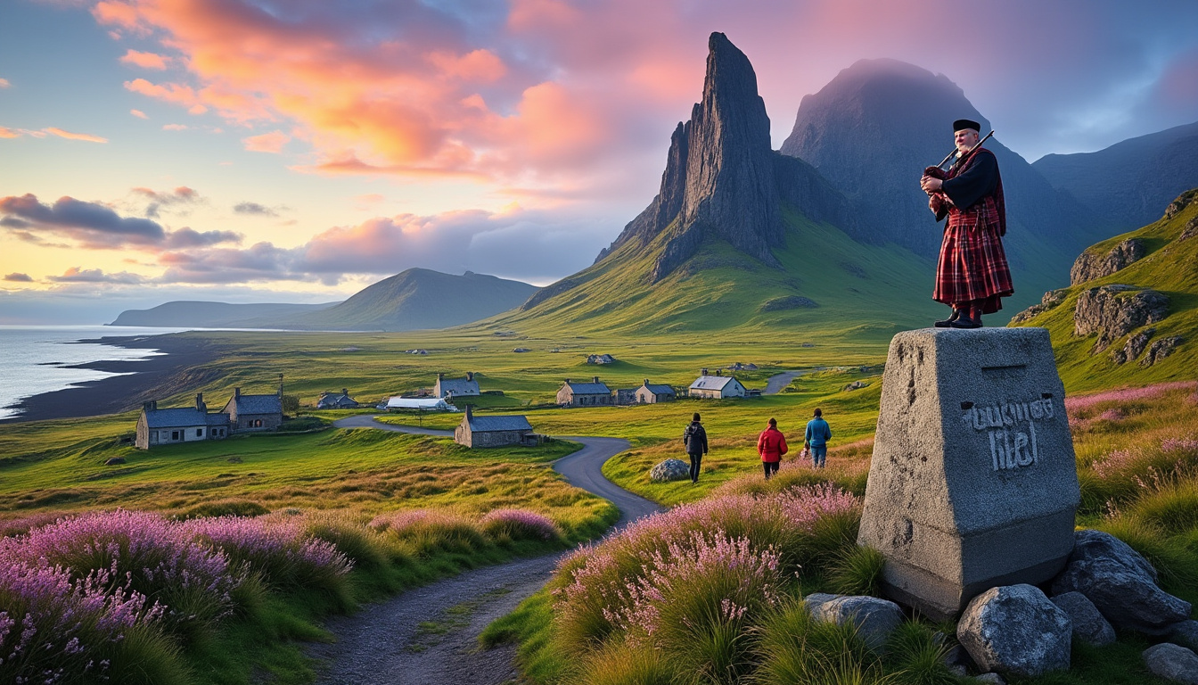 découvrez l'île de skye en écosse à travers notre itinéraire essentiel. vivez un voyage inoubliable entre paysages à couper le souffle, châteaux emblématiques et traditions écossaises. suivez nos conseils pour révéler toute la magie de cette île enchanteuse.