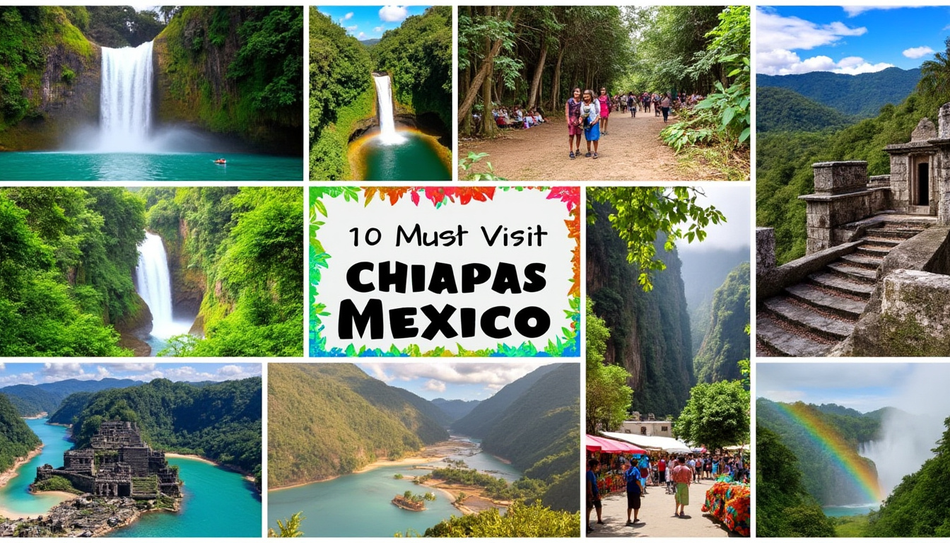 explorez le chiapas, une destination fascinante du mexique, à travers nos 10 lieux incontournables qui vous séduiront par leur beauté naturelle, leur richesse culturelle et leur histoire captivante.