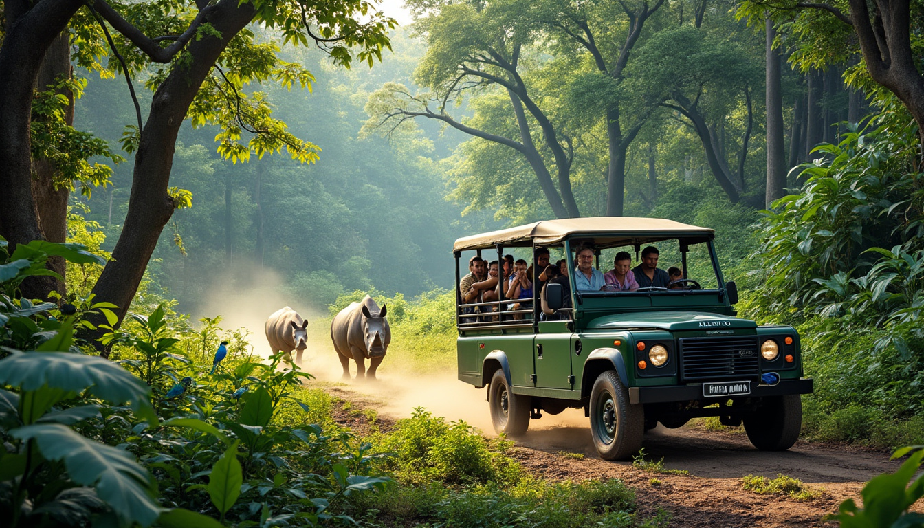 explorez le parc national de chitwan au népal lors d'une aventure inoubliable en safari dans la jungle. rencontrez une faune exceptionnelle, plongez dans la biodiversité et vivez des moments uniques au cœur de la nature sauvage.