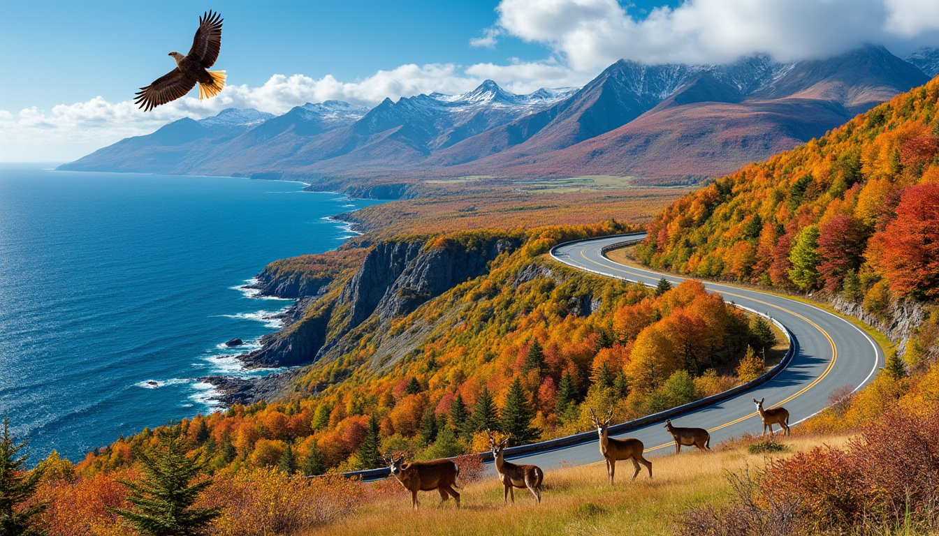 découvrez le cabot trail, une des routes les plus époustouflantes du canada. admirez des paysages à couper le souffle, explorez des villages pittoresques et vivez des aventures inoubliables le long de cette route panoramique incontournable.