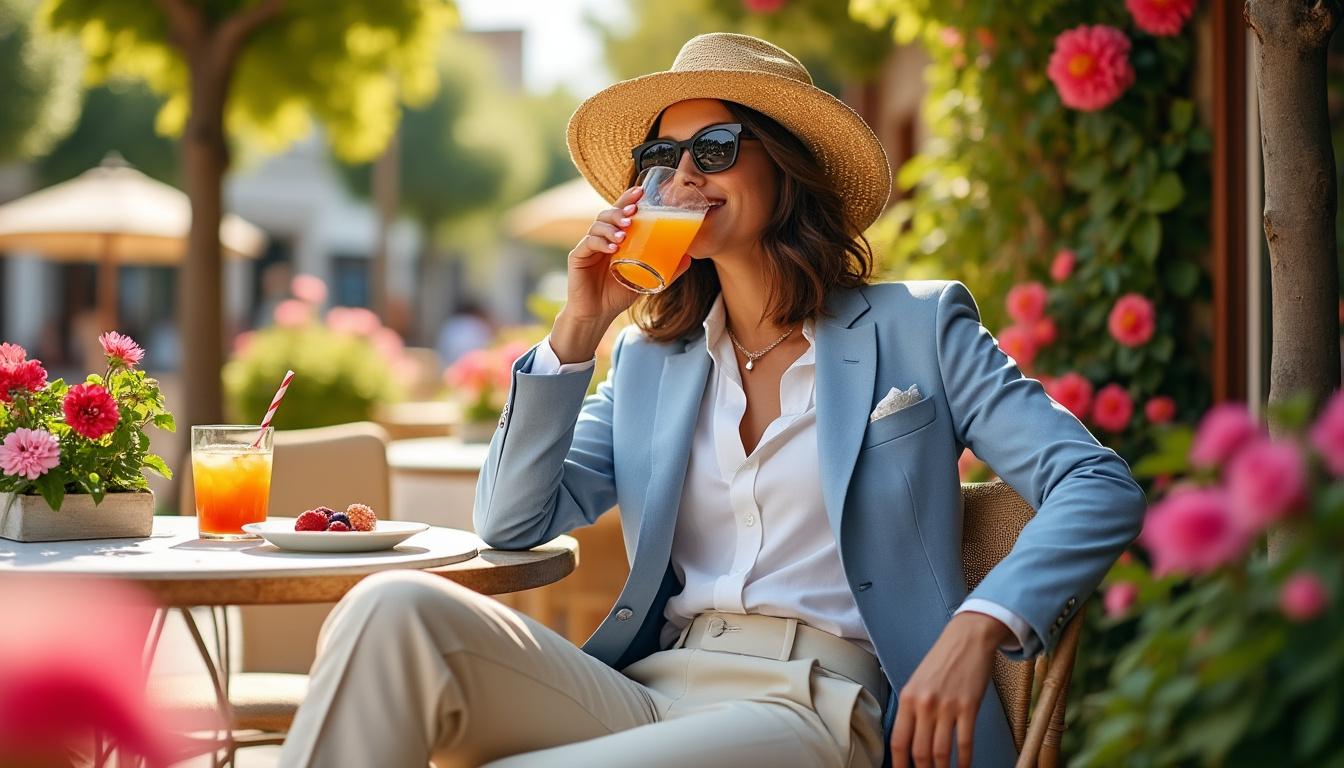 découvrez comment cet été, j'échange le denim contre des pantalons à la fois confortables et élégants. explorez des choix stylés pour affronter la chaleur tout en restant chic et à l'aise.