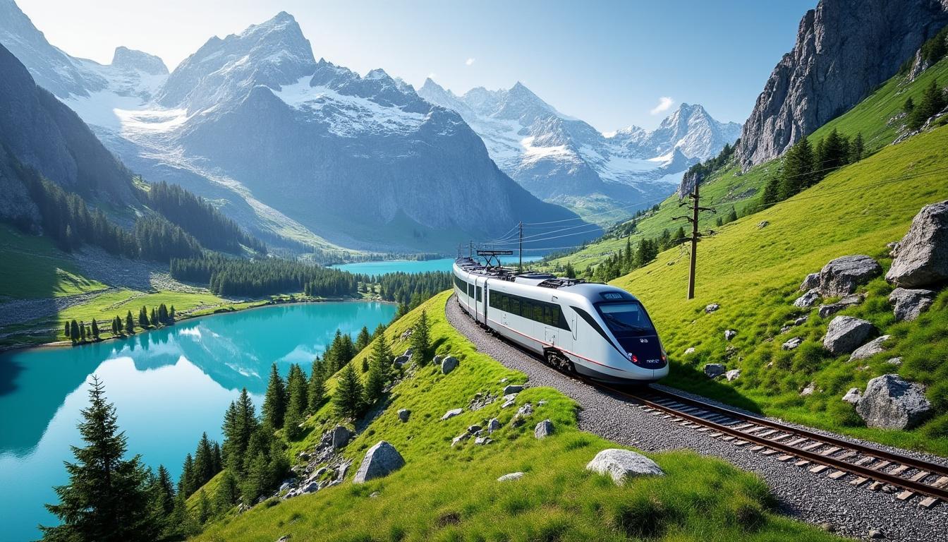 découvrez le glacier express, le train à grande vitesse le plus contemplatif du monde en suisse. partez pour un voyage inoubliable à travers des paysages alpins à couper le souffle, alliant confort et émerveillement. une expérience unique qui vous fera apprécier la beauté des montagnes suisses.