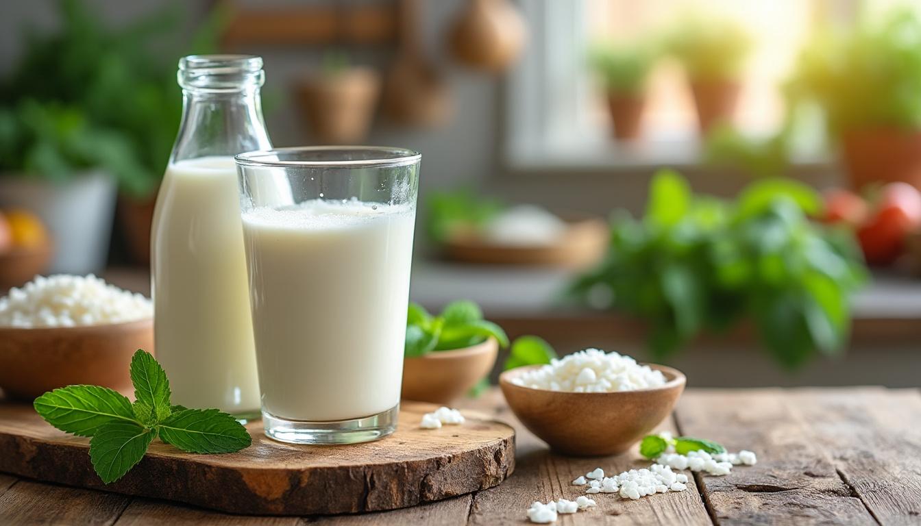 découvrez les incroyables bienfaits du kéfir de lait pour votre santé. riche en probiotiques et nutriments, le kéfir booste votre système immunitaire, améliore votre digestion et favorise un équilibre intestinal optimal. explorez les vertus de ce super-aliment et transformez votre bien-être au quotidien.