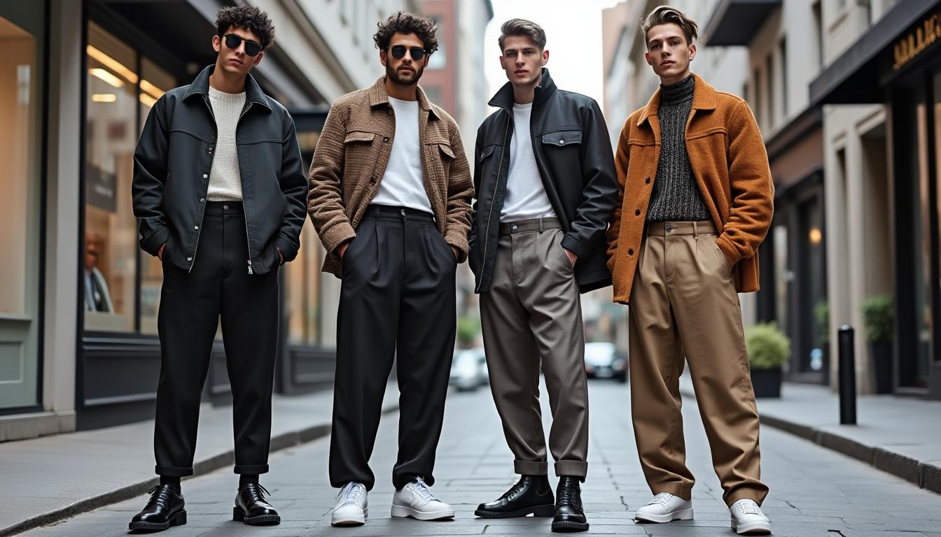 adoptez une allure élégante et tendance avec notre pantalon homme taille haute. découvrez le modèle parfait pour transformer votre style au quotidien !