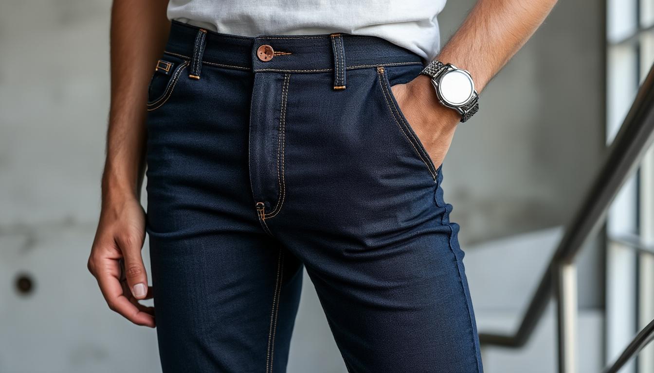 adoptez une allure élégante avec notre pantalon homme taille haute. découvrez comment cette pièce tendance peut transformer votre style en apportant confort et sophistication à toutes vos tenues.