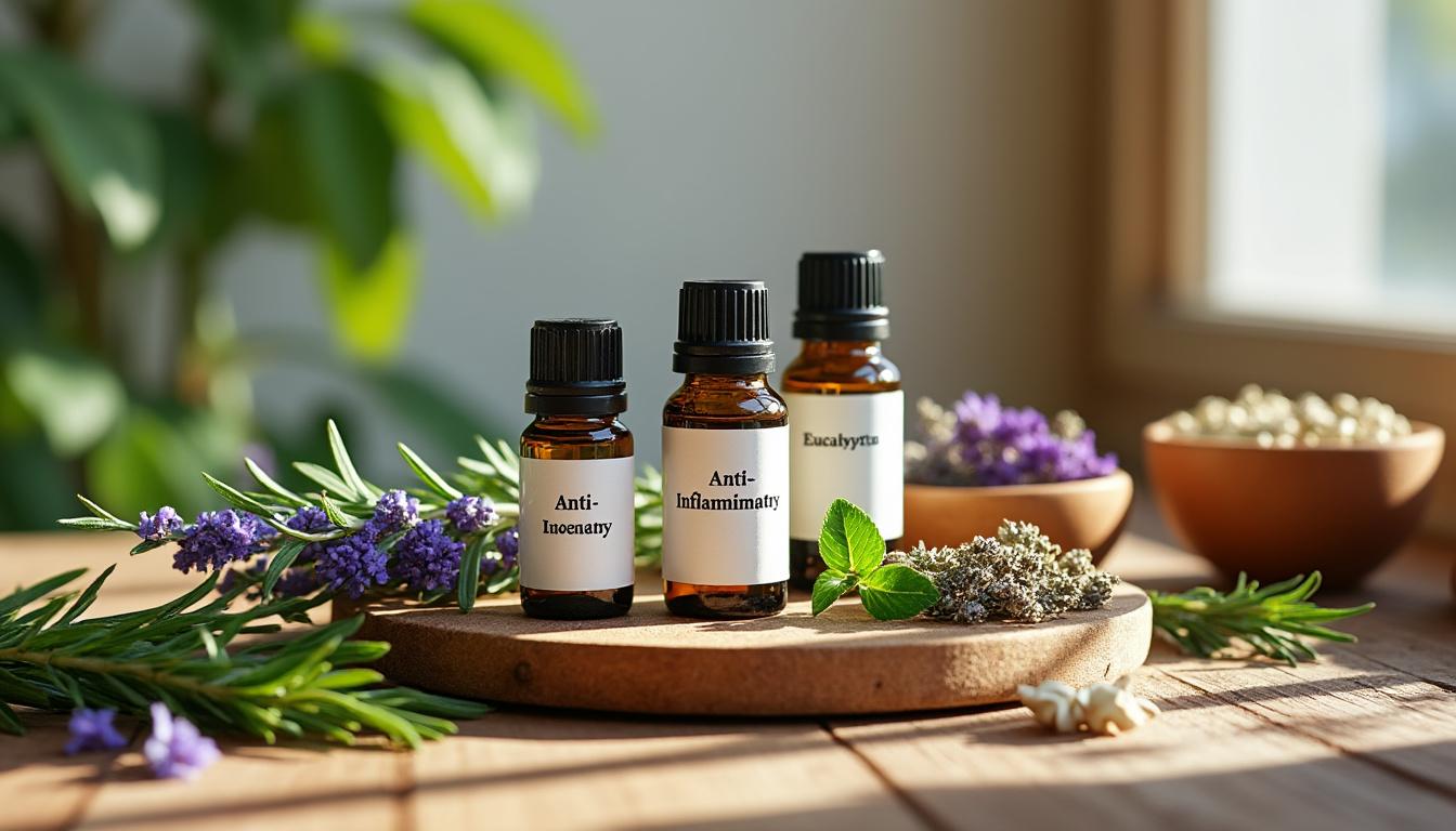 dĂ©couvrez quelles sont les huiles essentielles aux propriĂ©tĂ©s anti-inflammatoires, leurs bienfaits, ainsi que des conseils dâutilisation pour soulager naturellement douleurs et inflammations.