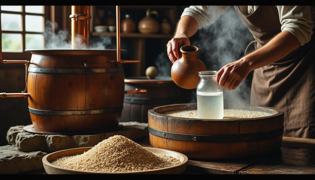 découvrez le processus de fabrication du soju, la célèbre boisson coréenne, de ses ingrédients à sa fermentation unique.