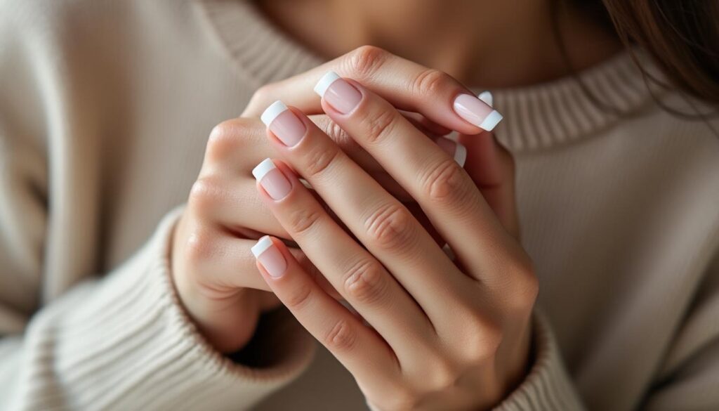 découvrez comment sublimer vos mains avec une french manucure sur ongles carrés, alliant élégance et style pour un look chic et raffiné.
