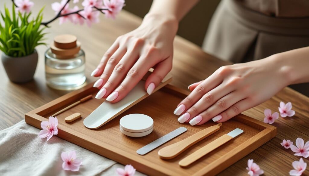 découvrez notre kit de manucure japonaise pour des ongles parfaitement soignés à la maison. facile à utiliser, il nourrit et renforce vos ongles pour un éclat naturel et durable.