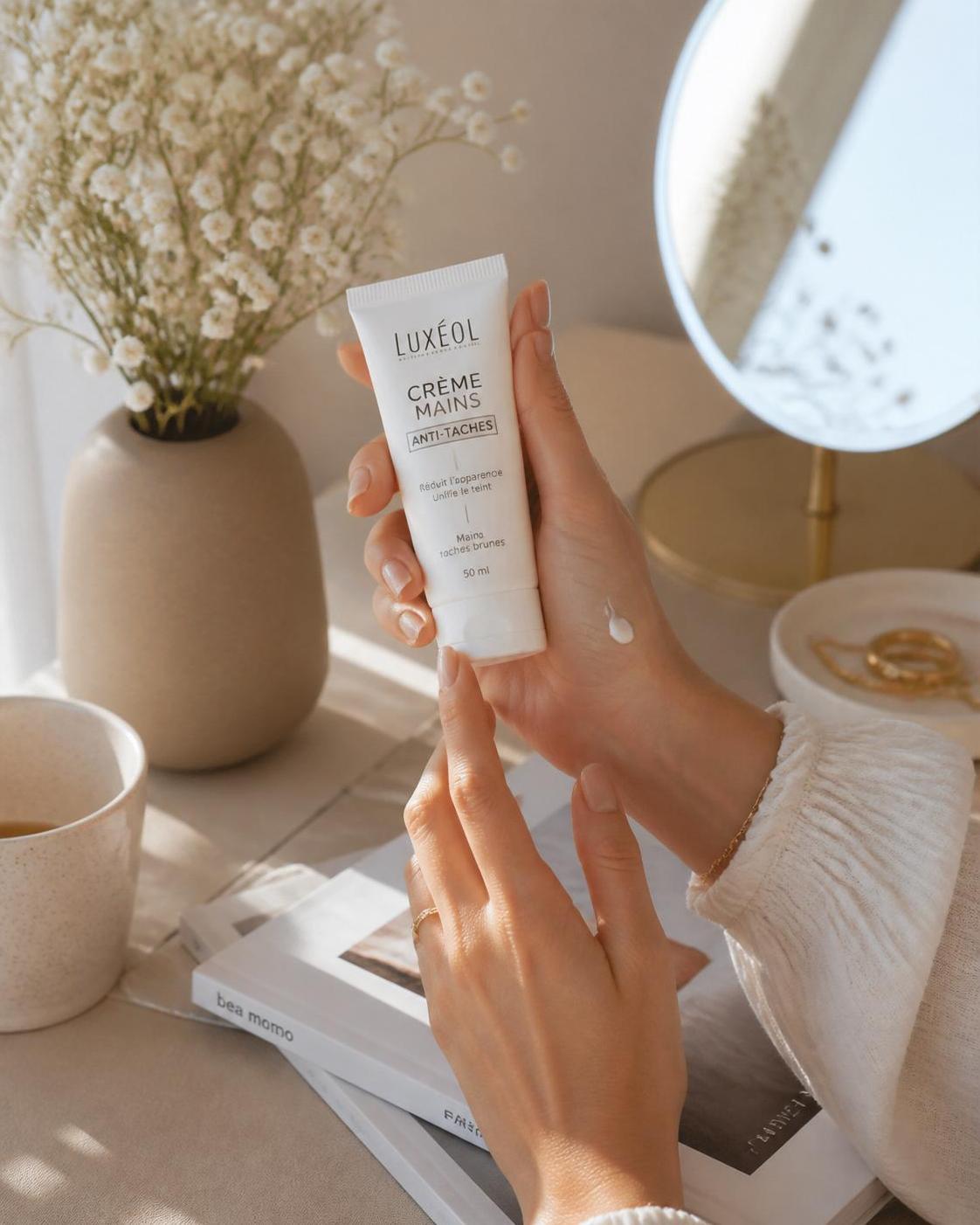 découvrez notre crème anti-taches brunes pour mains et apprenez comment retrouver une peau éclatante et uniforme facilement.