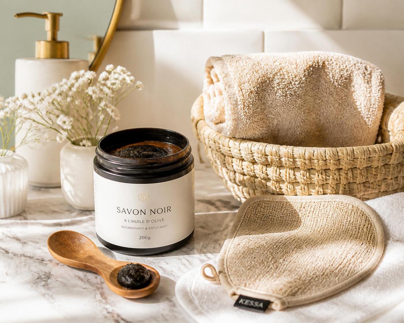 découvrez comment le savon noir peut revitaliser votre peau, en la rendant douce, éclatante et naturellement belle grâce à ses vertus purifiantes et nourrissantes.