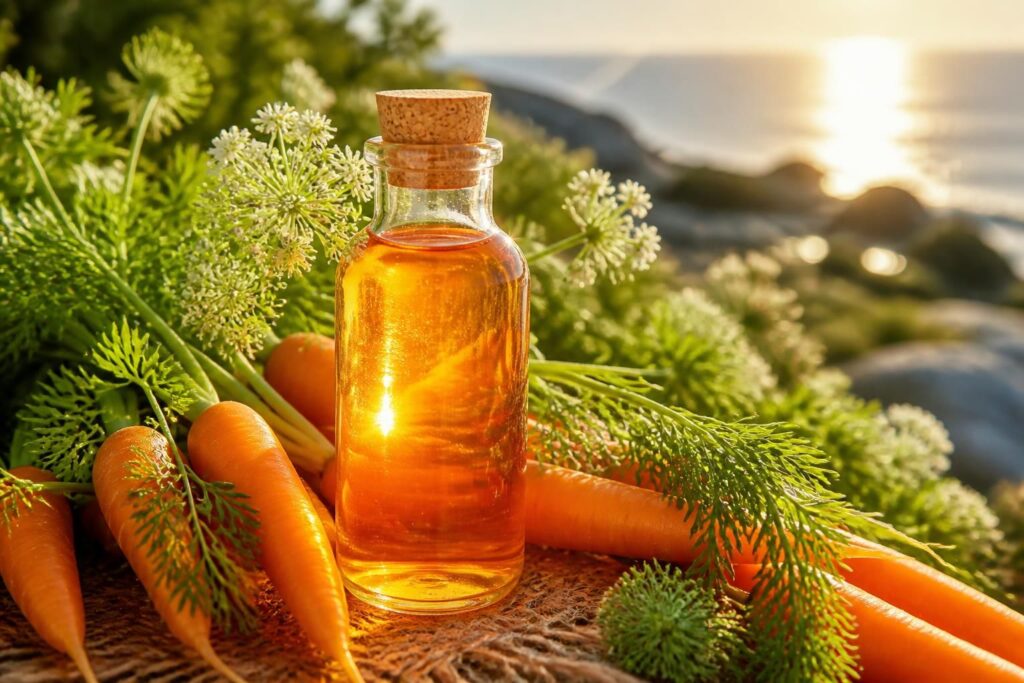 découvrez les bienfaits de l'huile de carottes, votre alliée naturelle pour un bronzage éclatant et une peau en pleine santé tout au long de l'été.