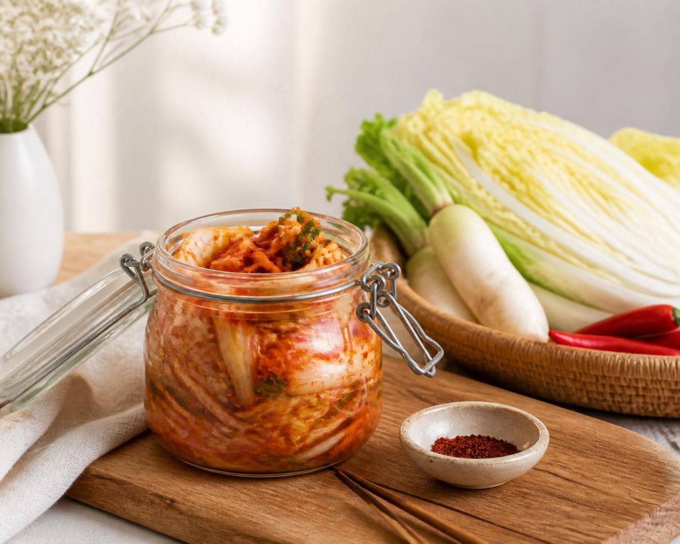 découvrez notre recette facile de kimchi maison étape par étape, sans besoin de matériel spécial. préparez ce plat traditionnel coréen à la maison en toute simplicité !