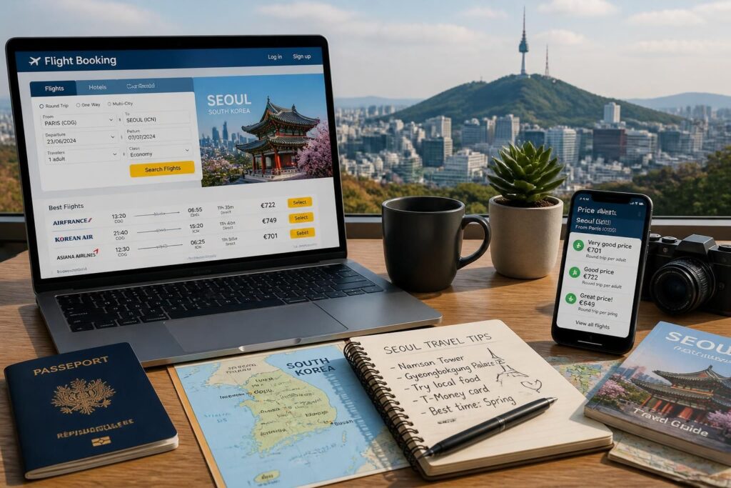 découvrez nos astuces pour dénicher des billets d'avion pas chers pour la corée du sud et préparez votre voyage au meilleur prix.