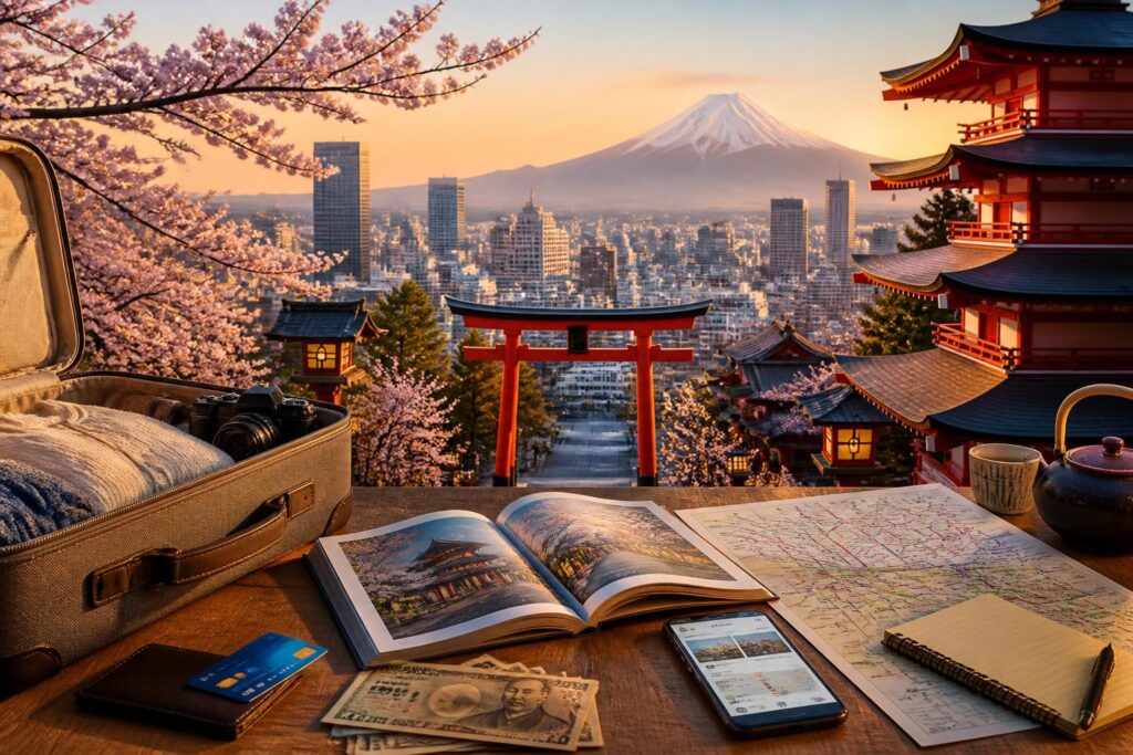 découvrez le vrai coût d'un séjour de deux semaines au japon : budget détaillé pour hébergement, repas, transports et activités afin de bien préparer votre voyage.