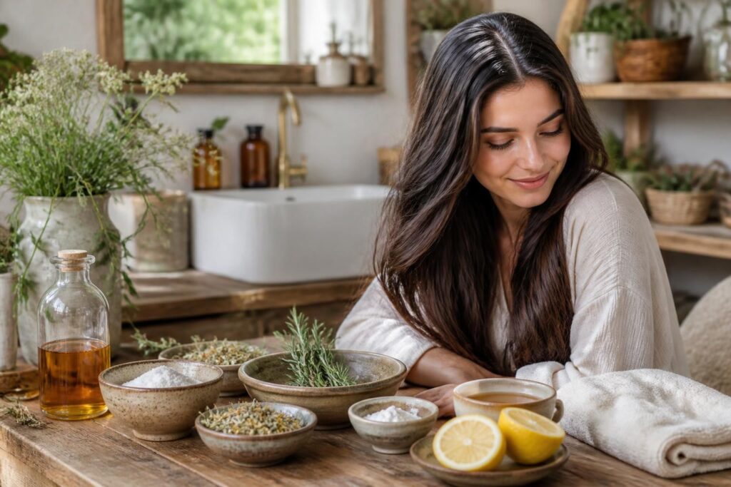 découvrez les remèdes de grand-mère efficaces pour cheveux gras et apprenez à espacer les lavages naturellement tout en gardant des cheveux propres et brillants.