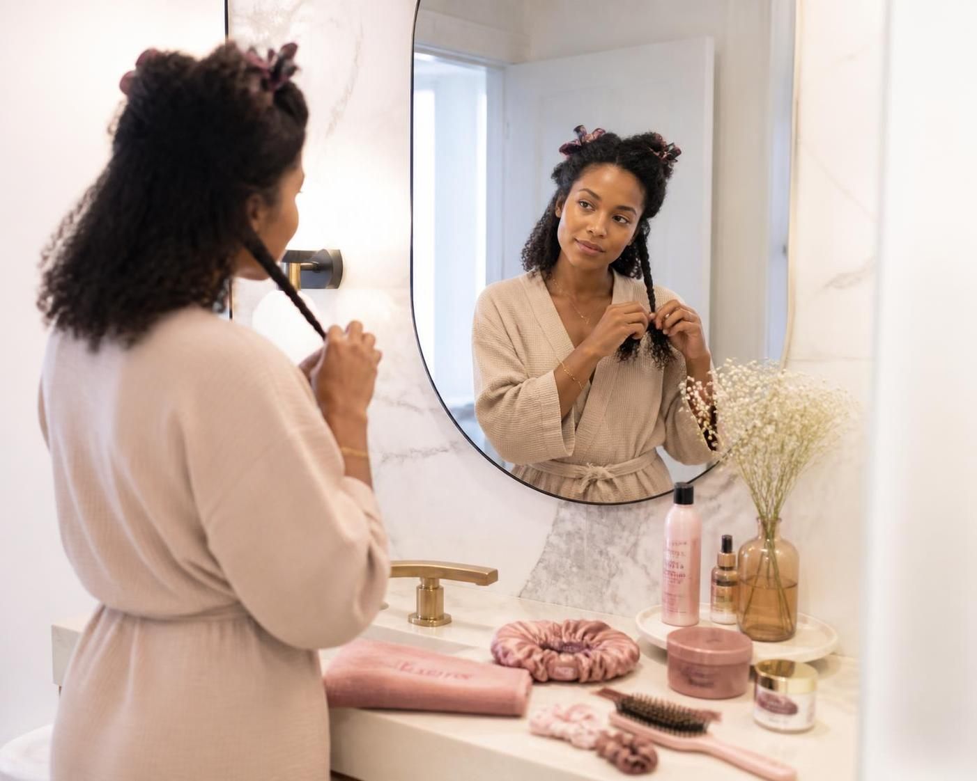 découvrez notre tuto coiffure pour sublimer vos cheveux bouclés au naturel, sans utiliser de chaleur. des astuces simples pour des boucles définies et en pleine santé.