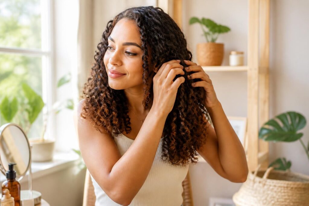 apprenez à sublimer vos cheveux bouclés au naturel grâce à notre tuto facile et sans utiliser de chaleur, pour des boucles saines et magnifiques au quotidien.