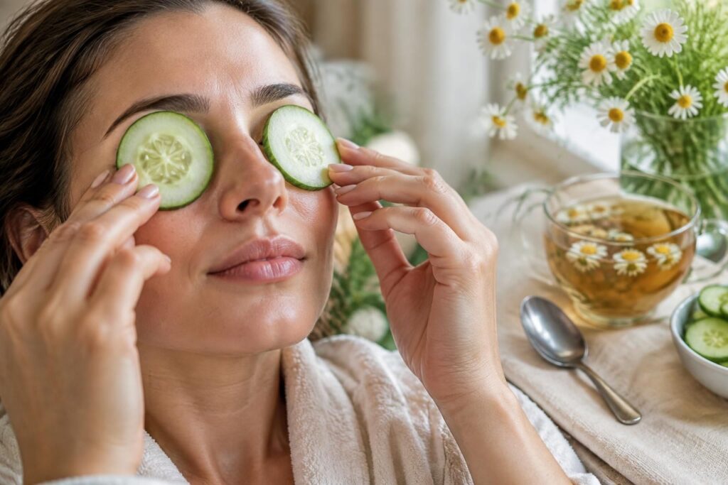 découvrez les remèdes de grand-mère pour réduire les poches sous les yeux : compresses froides, concombre et gestes simples pour décongestionner le regard.